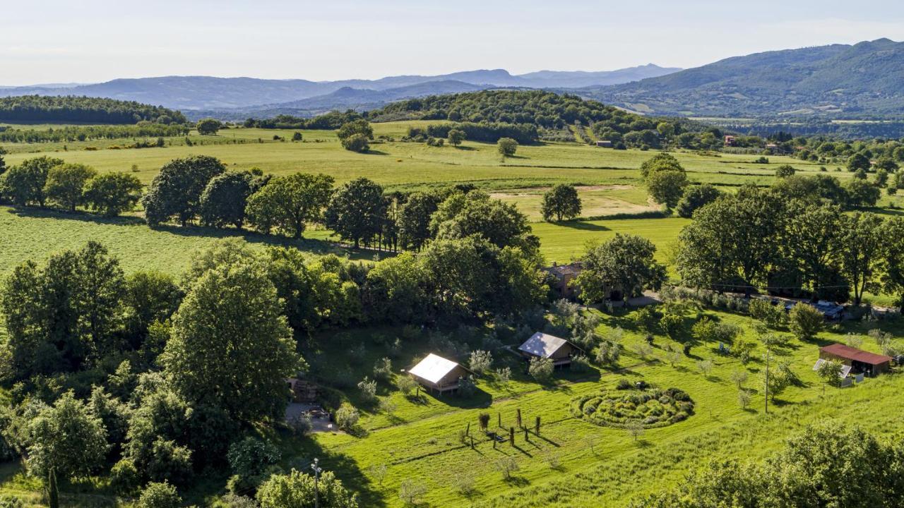 Glamping In Toscana, Luxury Tents In Agriturismo Biologico Sorano  Exterior photo