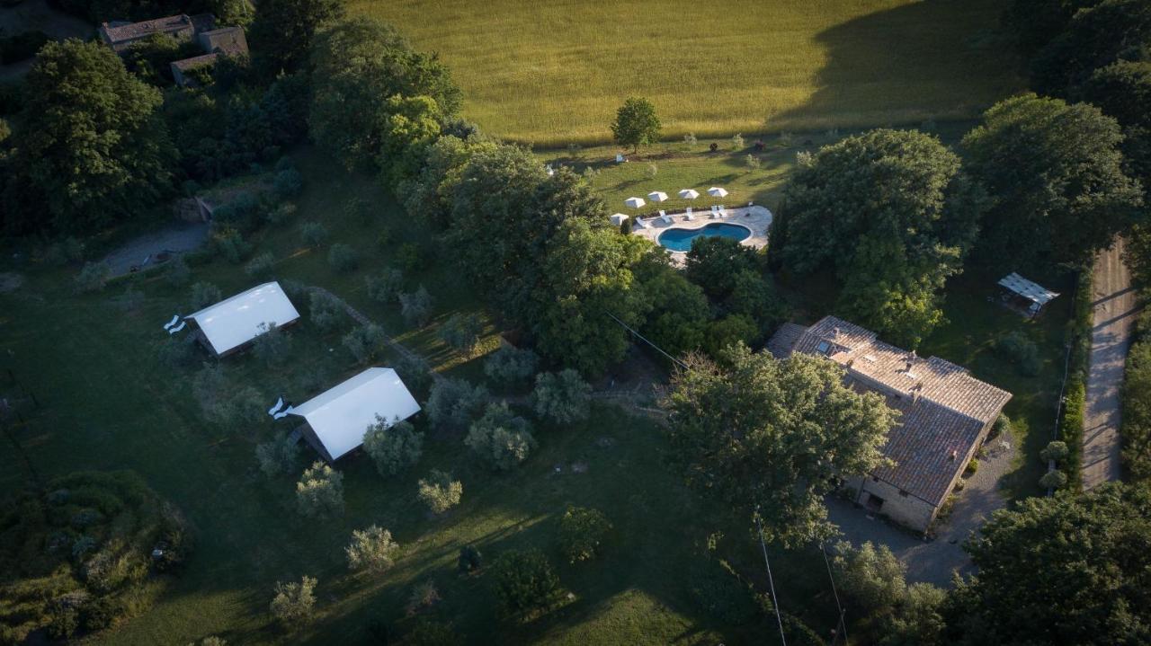 Glamping In Toscana, Luxury Tents In Agriturismo Biologico Sorano  Exterior photo