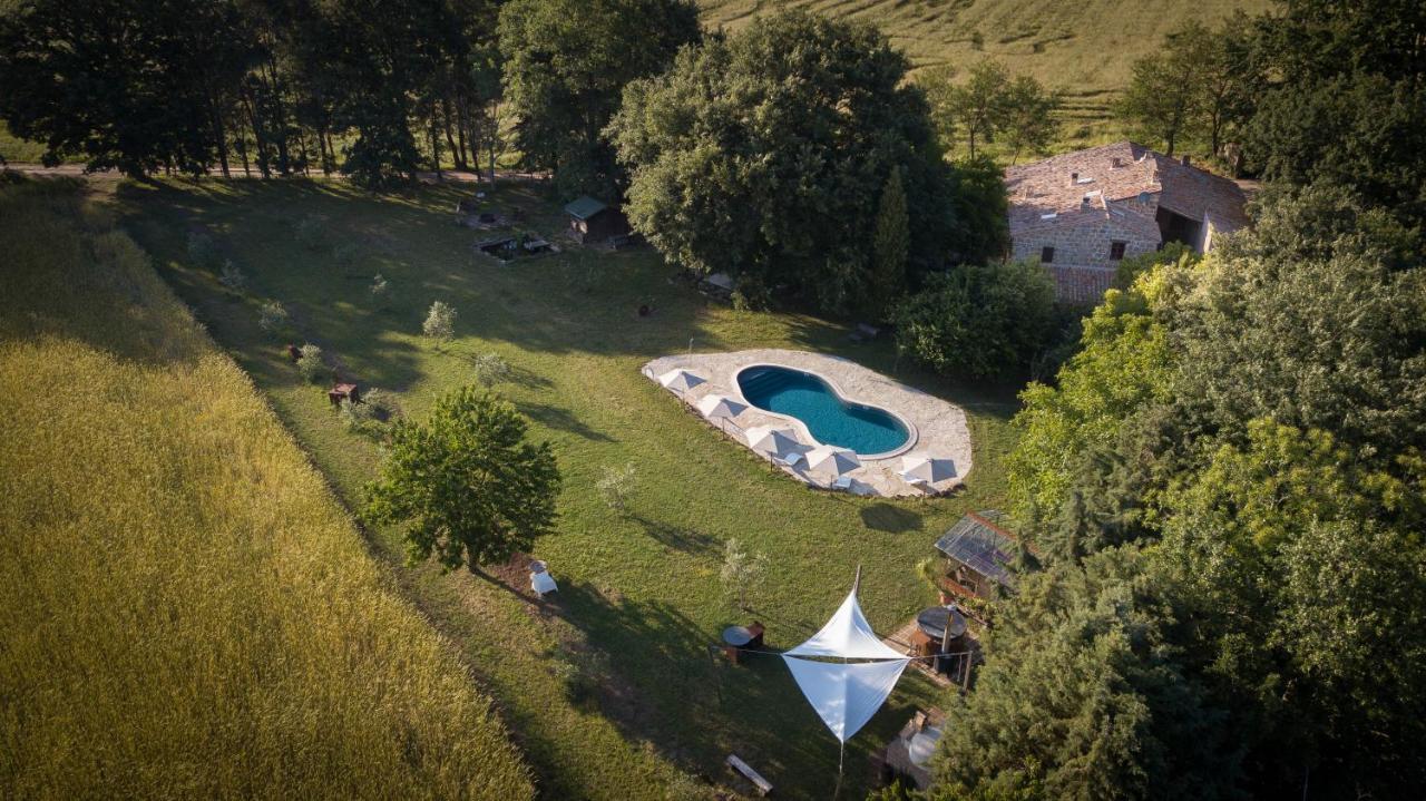 Glamping In Toscana, Luxury Tents In Agriturismo Biologico Sorano  Exterior photo